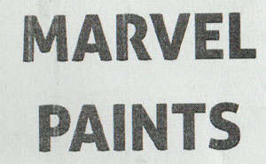 MARVEL PAINTS (and logo) trademark logo