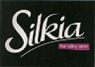 SILKIA FOR SILKY SKIN (and logo) trademark logo