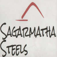 SAGARMATHA STEELS (and logo) trademark logo