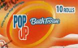 POP-UP BATHTISSUE (and logo) trademark logo
