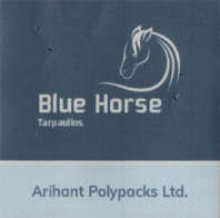 BLUE HORSE TARPAULENS (and logo) trademark logo