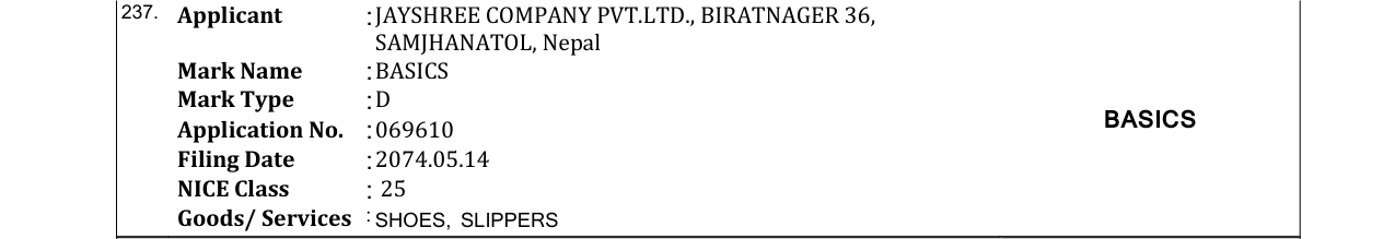 Original bulletin entry for BASICS