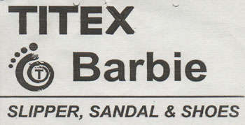 TITEX BARBIE (and logo) trademark logo