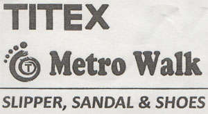 TITEX METRO WALK (and logo) trademark logo