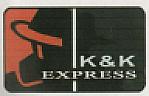 K&K EXPRESS (and logo) trademark logo