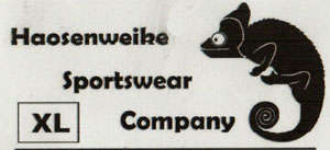 HAOSENWEIKE SPORTSWEAR COMPANY (and logo) trademark logo