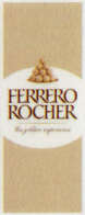 FERRERO ROCHER THE GOLDEN EXPERIENCE (and logo) trademark logo