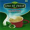UMA RE-FRESH TEA (and logo) trademark logo