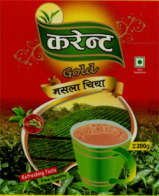 CURRENT GOLD MASALA CHIYA (and logo) trademark logo