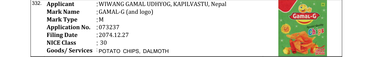 Original bulletin entry for GAMAL-G (and logo)