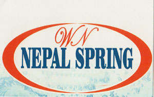 WN NEPAL SPRING (and logo) trademark logo
