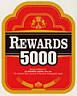 REWARDS 5000 (and logo) trademark logo