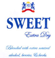 SWEET EXTRA DRY (and logo) trademark logo