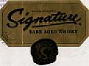 SIGNATURE RARE AGED WHISKY (and logo) trademark logo