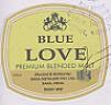 BLUE LOVE (and logo) trademark logo
