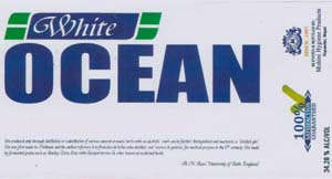 white ocean (and logo) trademark logo