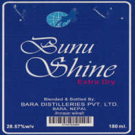 BUNU SHINE (and logo) trademark logo