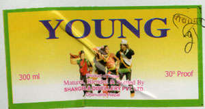 YOUNG (and logo) trademark logo