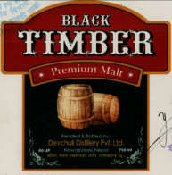 BLACK TIMBER PREMIUM MALT (and logo) trademark logo