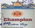 CHAMPION EXTRA DRY (and logo) trademark logo
