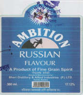 AMBITION RUSIAN FLAVOR (and logo) trademark logo