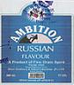 AMBITION RUSIAN FLAVOR (and logo) trademark logo