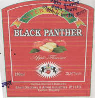 BLACK PANTHER APPLE FLAVOR (and logo) trademark logo
