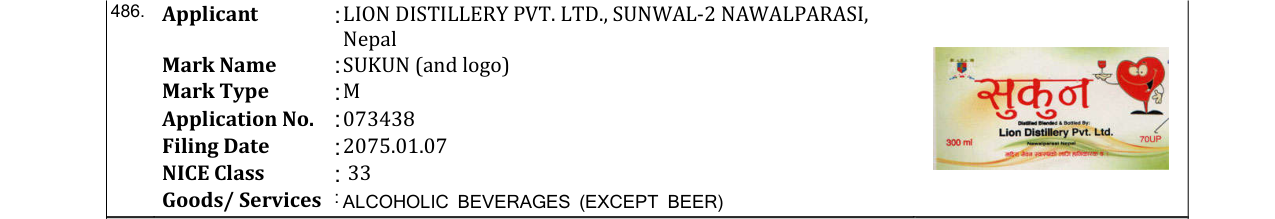 Original bulletin entry for SUKUN (and logo)