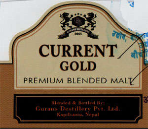 CURRENT GOLD (and logo) trademark logo