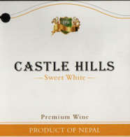 CASTLE HILL SWEET WHITE PREMIUM WINE (and logo) trademark logo