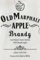 OLD MARPHALI APPLE BRANDY (and logo) trademark logo