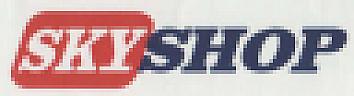 SKY SHOP (and logo) trademark logo