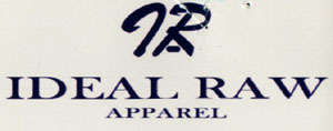 IDEAL RAW APPAREL (and logo) trademark logo