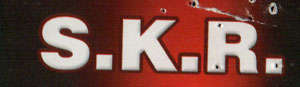 S.K.R. (and logo) trademark logo