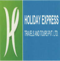 HOLIDAY EXPRESS TRAVEL & TOURS (and logo) trademark logo