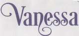 VANESSA (and logo) trademark logo