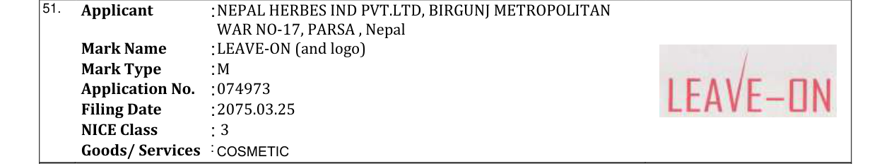 Original bulletin entry for LEAVE-ON (and logo)