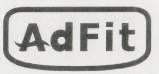 ADFIT (and logo) trademark logo