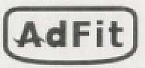 ADFIT (and logo) trademark logo