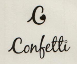 Confetti (and logo) trademark logo