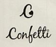Confetti (and logo) trademark logo