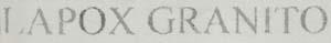 LAPOX GRANITO (and logo) trademark logo