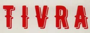 TIVRA (and logo) trademark logo