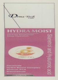 DERMA TECH HYDRA MOIST (and logo) trademark logo
