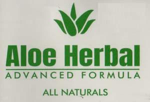 ALOE HERBAL (and logo) trademark logo