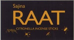 SAJINA RAAT (and logo) trademark logo