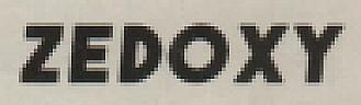 ZEDOXY (and logo) trademark logo