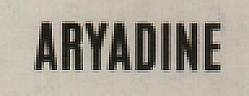 ARYADINE (and logo) trademark logo