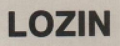 LOZIN (and logo) trademark logo