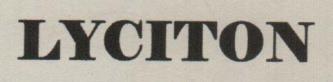 LYCITON (and logo) trademark logo